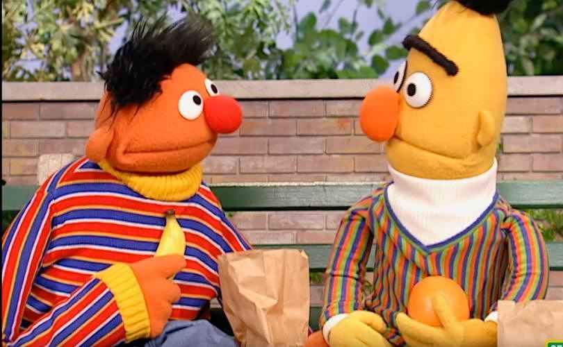sesame street ernie striped shirt